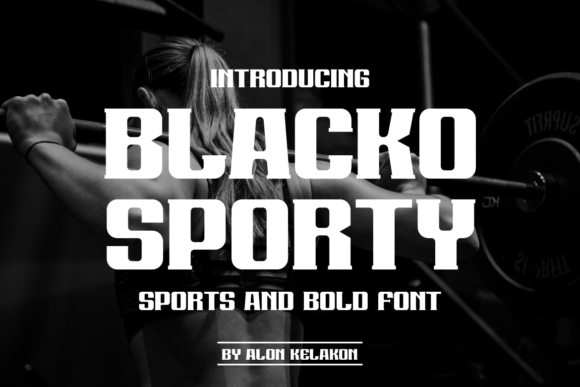 Blacko Sporty Font Review: A Bold, Trendy Typeface for Creative Branding