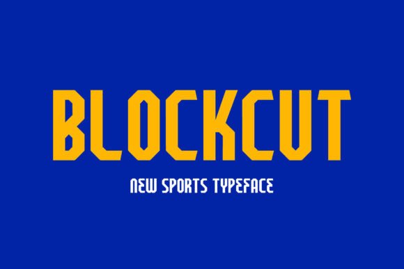 Blockcut: A Bold, Craft-Friendly Typeface for Makers and Merchants