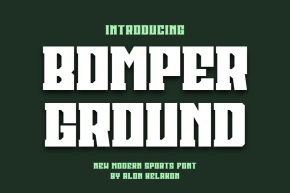 Bomper Ground Font: A Bold Display Typeface for Campaign Design