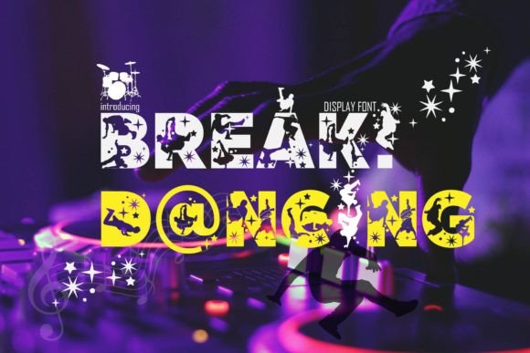 Break Dancing Font: Bold and Fun for Craft Creations