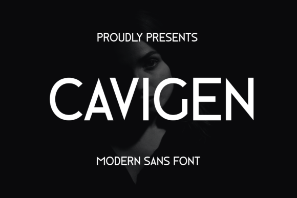 Cavigen Font: A Bold Typeface for Digital Design