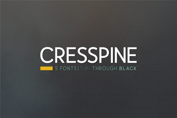 Cresspine: A Modern Typeface for Strong Web Design