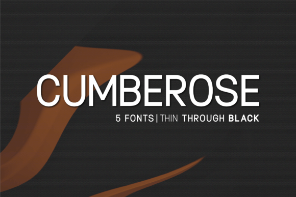Cumberose Font—A Modern Sans Serif for Crafting Elegance