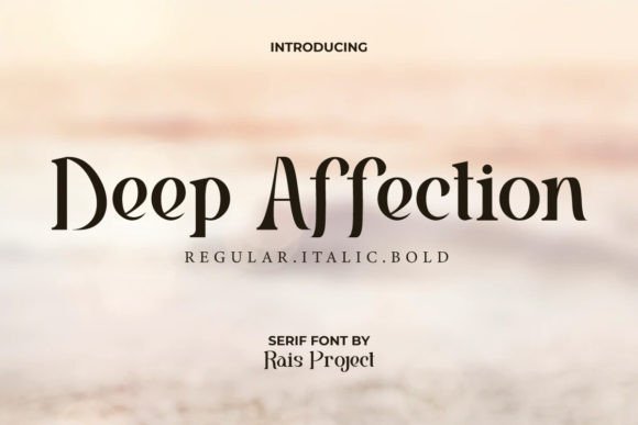 Deep Affection Font: A Designerβs Love Letter to Typography