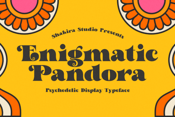 Enigmatic Pandora: A Unique Serif Typeface for Digital Design