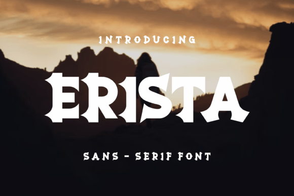 Erista Font: A Modern Display Typeface for Bold Branding