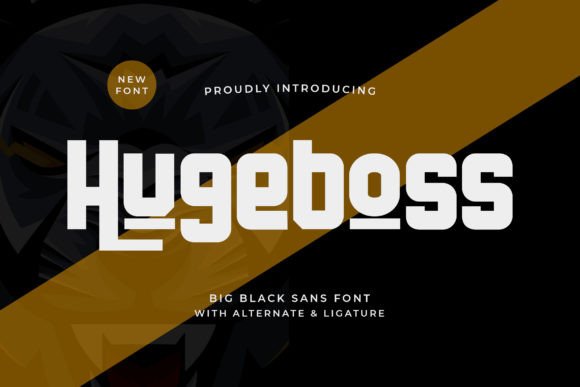 Hugeboss: A Bold Typeface for Modern Design Projects