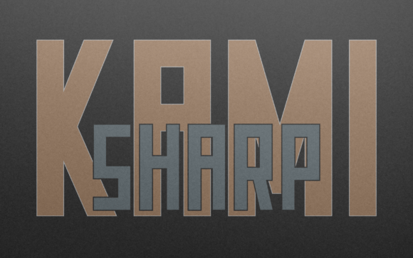 Kamisharp: A Display Typeface for Warm, Engaging Publishing