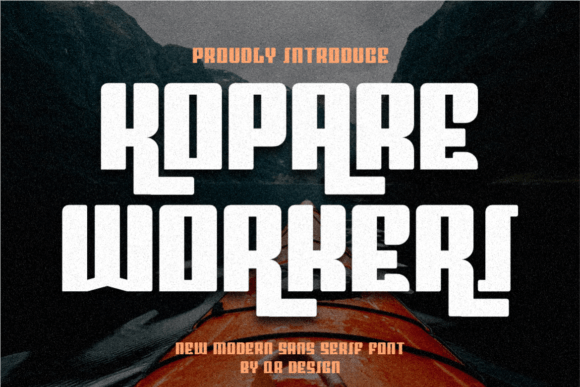 Kopare Workeri: A Bold Display Typeface for Creative Makers