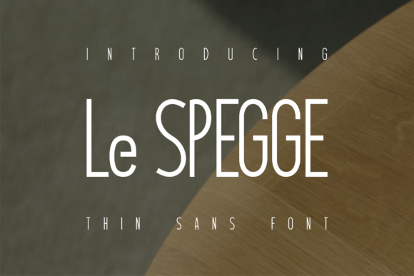 Le Spegge: A Bold Typeface for a Stronger Brand Identity