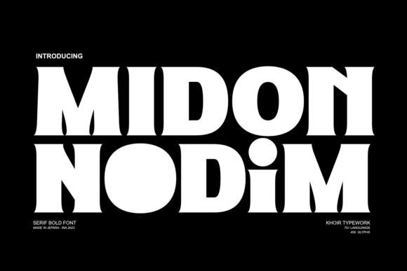 Midon: A Typeface That Commands Attention in Editorial Design