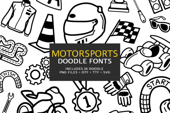 Motorsports Doodle: The Font That Speeds Up Your Campaign