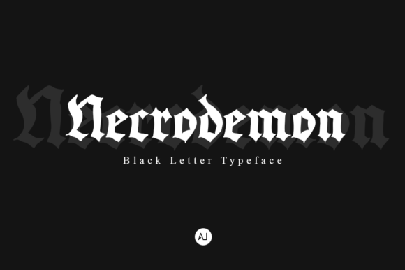 Necrodemon Font: A Bold Typeface for a Memorable Brand Identity
