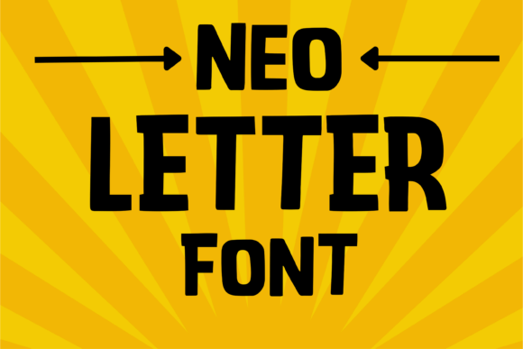 Neo Letter Font: A Bold Typeface for Small Business Branding