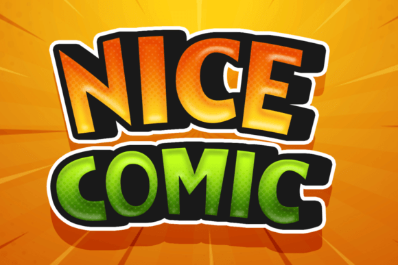 Nice Comic Font: A Playful Typeface for Editorial Design