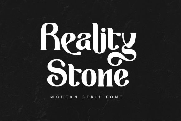 Reality Stone: A Serif Font with a Bold, Contemporary Edge