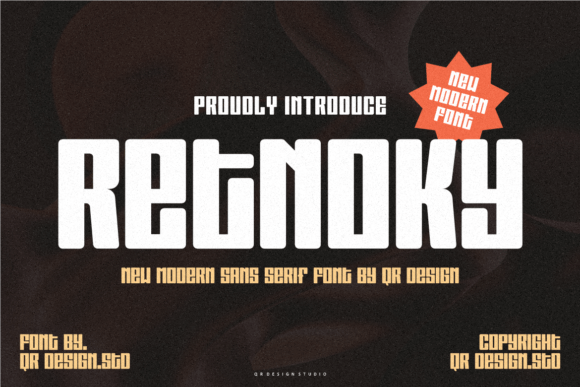 Retnoky Font: A Display Typeface for Editorial Elegance