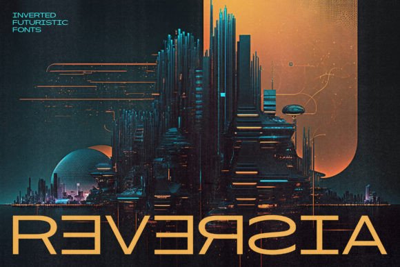 Reversia: A Futuristic Typeface for Creative Makers