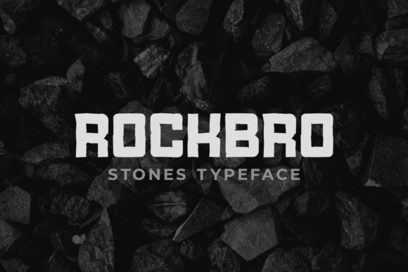Rockbro Font: A Bold, Stone-Inspired Typeface for Crafters