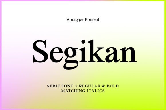 Segikan: A Typeface for Timeless Typography