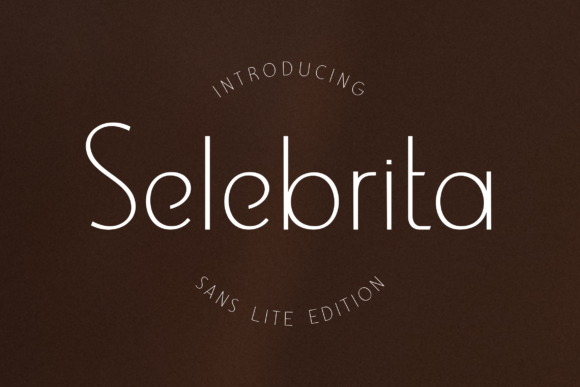 Selebrita Lite: A Bold Typeface for Small Business Branding