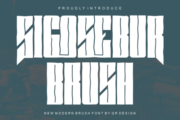 Sigosebur Brush: A Bold Typeface for Branding Projects