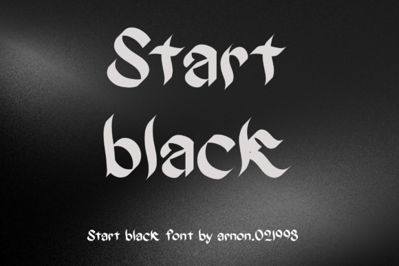 Start Black Font: A Bold Typeface for Digital Branding