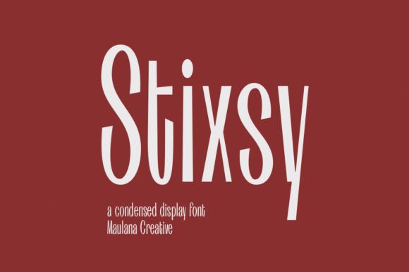 Stixsy Font: A Bold Typeface for Creative Makers