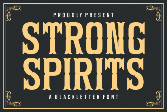 Strong Spirits Font: Bold Typography for Digital Branding