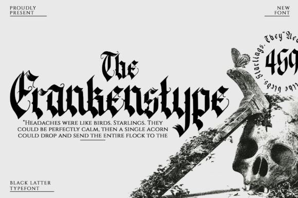 The Frankenstype: A Bold Typeface for Polished Branding