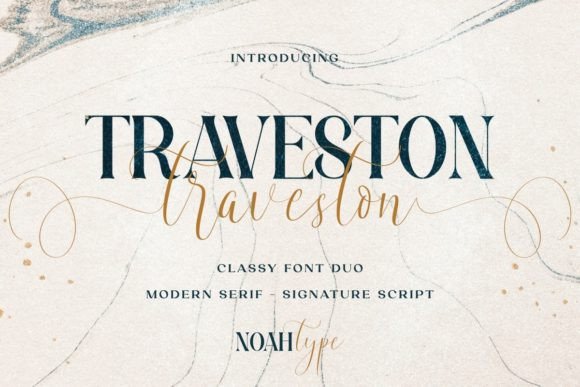 Traveston Font: A Modern Typeface for Editorial Design