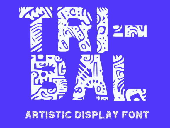 Tribal Doodle: A Display Font That Elevates Your Brand’s Visual Identity
