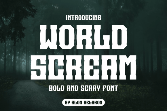 World Scream Typeface: A Bold Choice for Edgy Campaigns